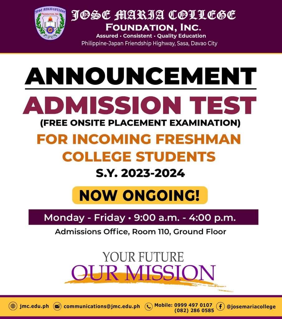 Enrool Now #college #freeadmission #schoolinDavao #JMarianExcellence